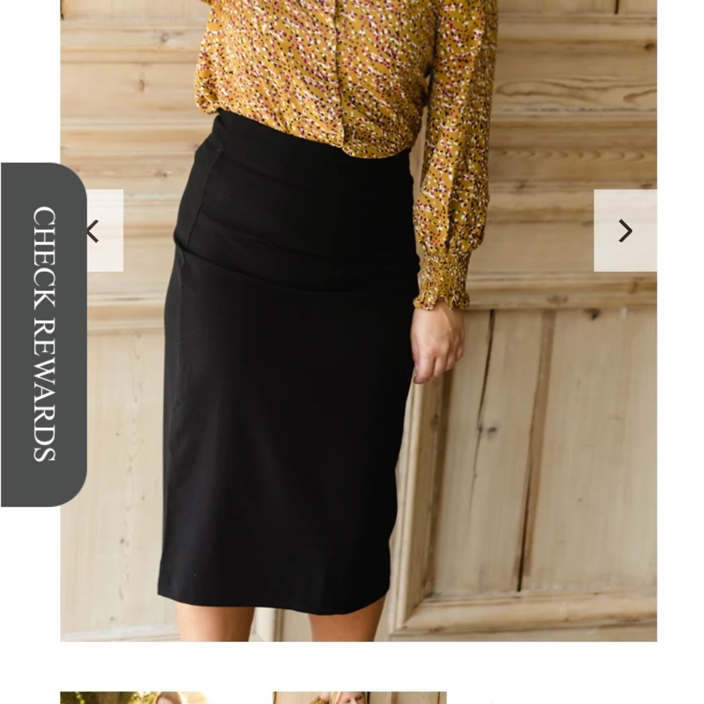 **SOLD!** NWT Black Inherit Clothing Pencil Skirt Size 8!